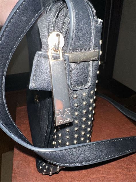 Versace 1969 Camilla Black Studded Crossbody Bag 